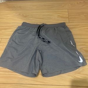Nike grey running shorts